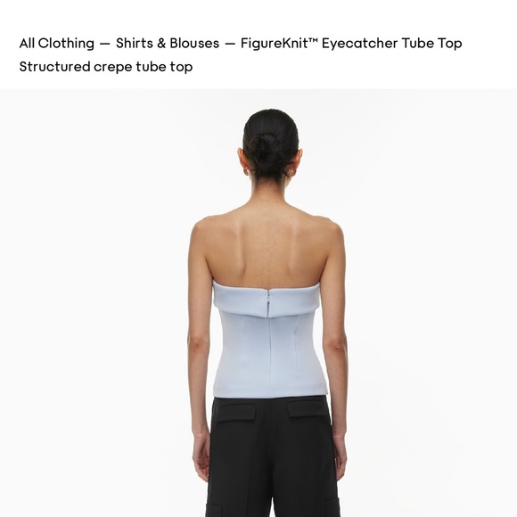 Blue Tube Top - ARITZIA - XL - Like New - Picture 2 of 8